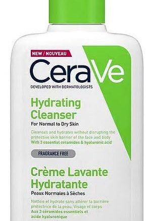 Cerave Hydrating Cleanser For Normal Dry Skin 236 - Cerave Evilbeauty  - 3337875597180