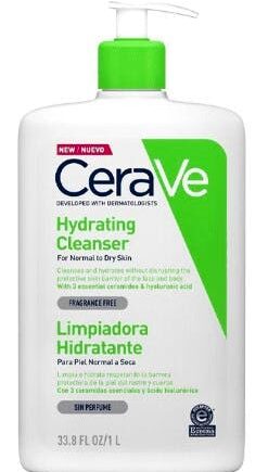Cerave Hydrating Cleanser 1000 - Cerave Evilbeauty  - 3337875598767