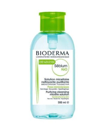 Bioderma Sebium H2o Micelle Solution With Pump 500 - Bioderma Evilbeauty  - 3401396991830