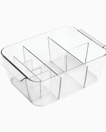 Transparent Organizer Til Makeup Med Rum 18cm 2cm 3cm Nora - Idesign Evilbeauty