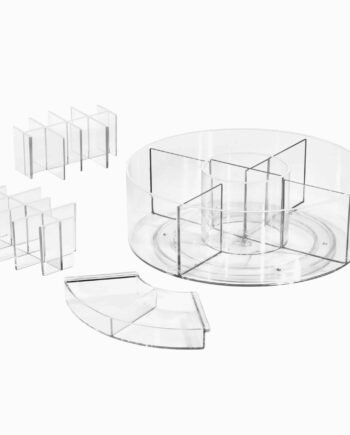 Transparent Turntable Til Makeup 4cm 4cm 9cm Nora - Idesign Evilbeauty  - 81492953166