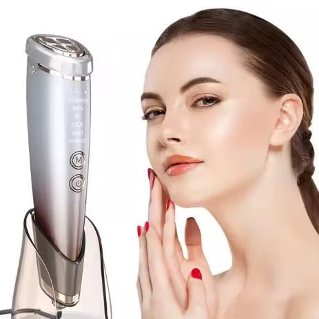 Neck & Face Lifting Massager Ems & Led Hudopstrammende Enhed - Skyskin Evilbeauty