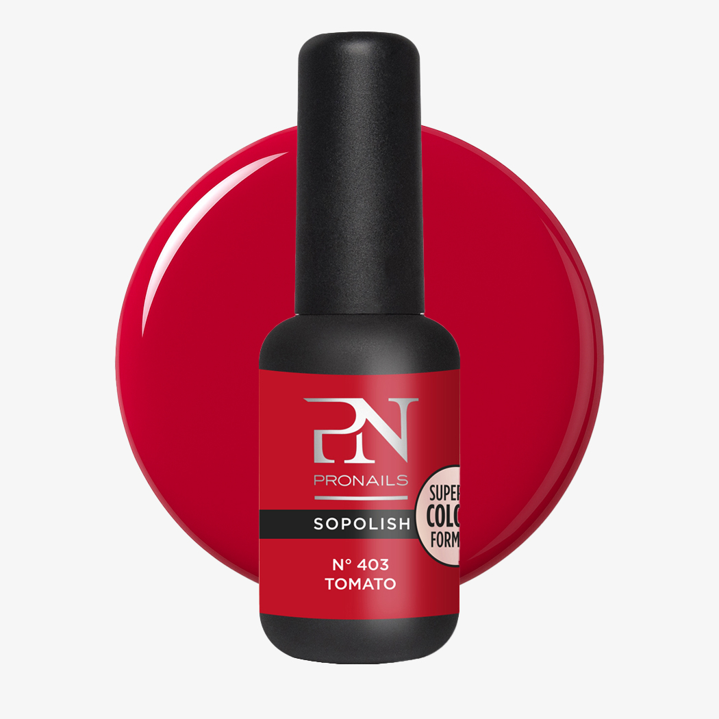 Sopolish 403 Tomato - Pronails Evilbeauty