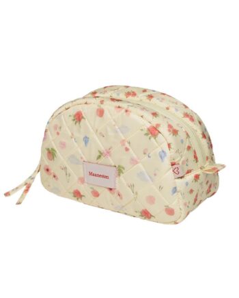 Rød/Roses And S Maanesten Makeup Taske Medium Roses And Shells - Maanesten Evilbeauty  - 5715336012416