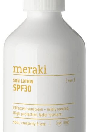 Hvid Solcreme Spf Meraki Mildly Scented Sun Lotion Vegansk Vitamin & Mild Duft - Meraki Evilbeauty  - 5707644718616