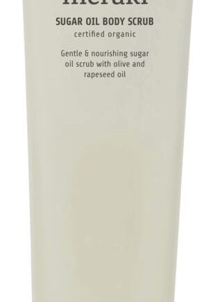 Grålig Gul Body Scrub Kropspeeling Meraki Sukker Olie 150 - Meraki Evilbeauty  - 5707644528390