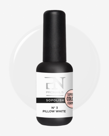 Hvid Sopolish Pillow White - Pronails Evilbeauty  - 5413499276439