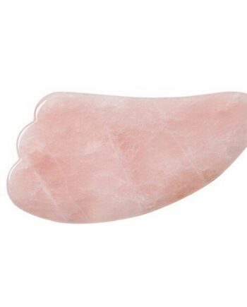 Rosa Pure Mind Gua Sha Kvarts Massagesten - A Pure Mind Evilbeauty  - 710535119817