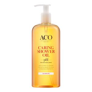 Aco Caring Shower Oil Parfumefri 400 - Aco Evilbeauty  - 7319861019568