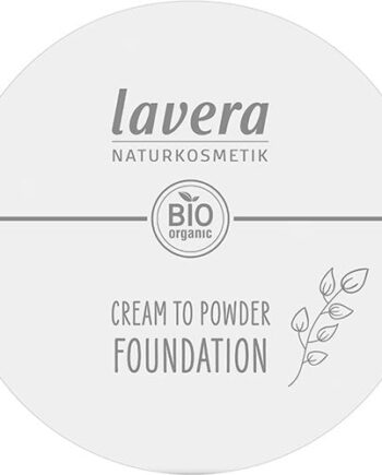 Vegansklavera Cream Powder Foundation Tanned - Lavera Evilbeauty  - 4021457651726
