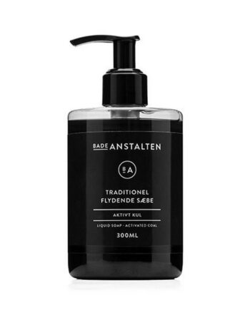 Badeanstalten Traditionel Flydende Sæbe Aktivt Kul 300 - Badeanstalten Evilbeauty  - 5704989177665