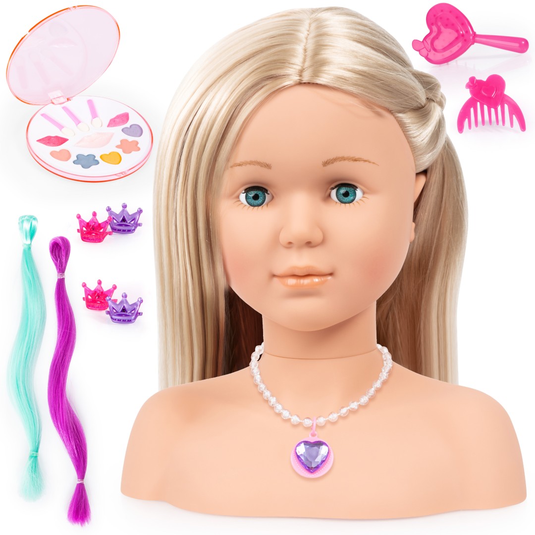 Super Model Deluxe Sminke Frisørhoved - Bayer Design Evilbeauty  - 4003336419122