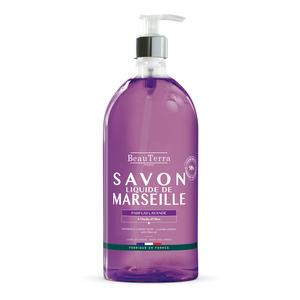 Beauterra Marseille Liquid Soap Lavender 1000 - Beauterra Evilbeauty  - 3401360094581