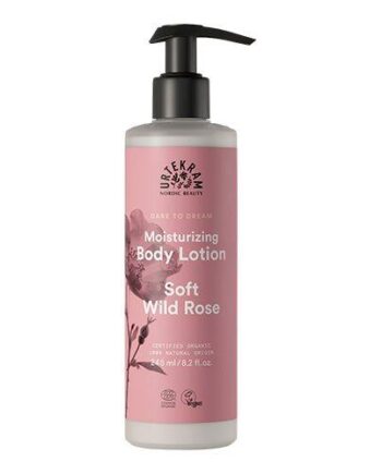Urtekram Bodylotion Soft Wild Rose 245ml - Urtekram Evilbeauty  - 5701058010298