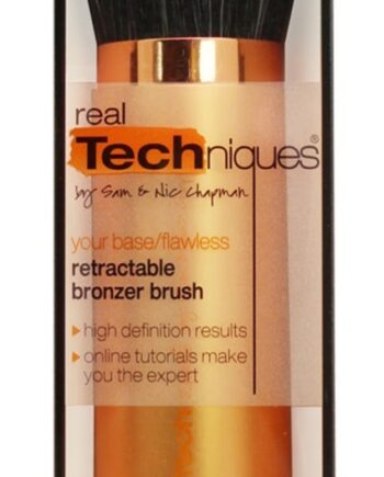Real Techniques Retractable Bronzer Brush - Real Techniques Evilbeauty  - 079625014174
