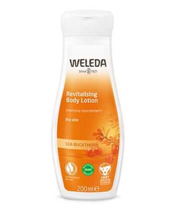 Weleda Body Lotion Revitalising Sea Buckthorn - Weleda Evilbeauty  - 4001638529440