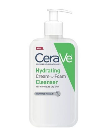 Cerave Hydrating Cream Foam Cleanser Normal Dry Skin 236 - Cerave Evilbeauty  - 3337875743563