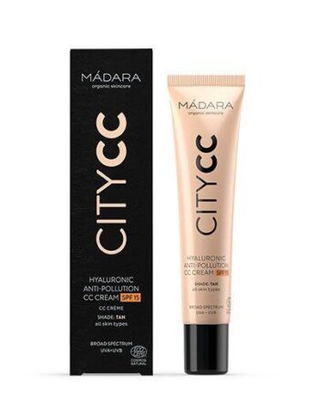 Madara City Hyaluronic Antipollution Cream Spf15 Tan 40ml - Mádara Evilbeauty  - 4752223010231