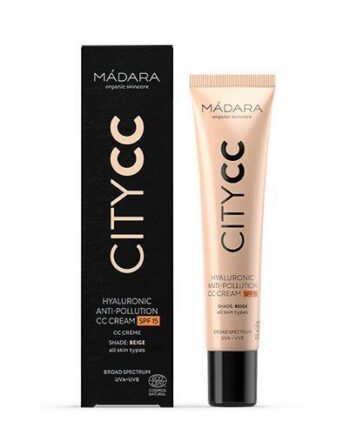 Madara City Hyaluronic Antipollution Cream Spf15 Natural 40ml - Mádara Evilbeauty  - 4752223010248