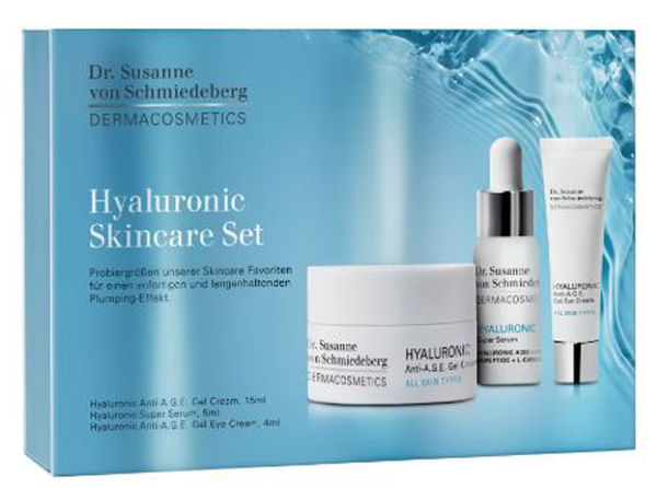 Susanne Von Schmiedeberg Dermacosmetics Hyaluronic Skincare Set Dele - Evilbeauty  - 4062853030043