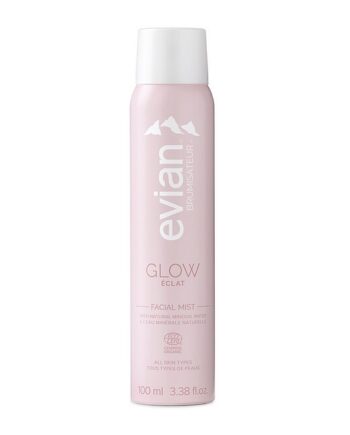 Pink Evian Facial Mist Glow 100 - Evian Evilbeauty  - 3468081500814