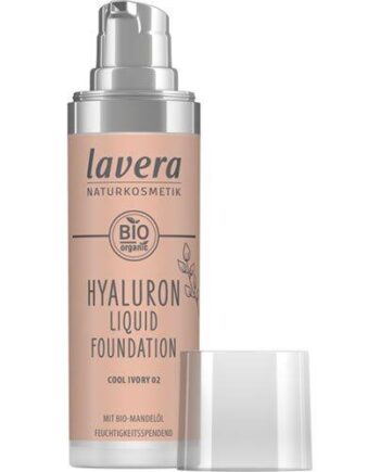 Lavera Foundation Cool Ivory Hyaluron Liquid 30ml - Lavera Evilbeauty  - 4021457645343
