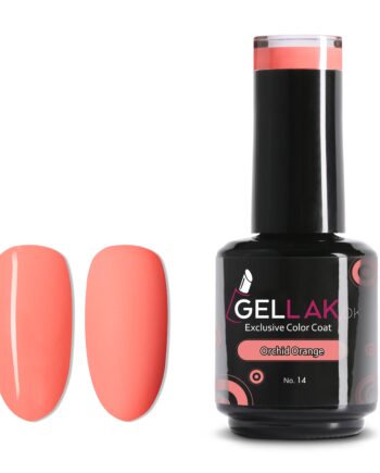 Orange Gel Neglelak Orchid Gellak - Gellak.dk Evilbeauty