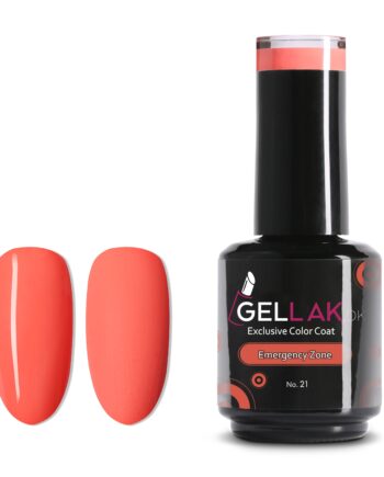 Orange Gel Neglelak Emergency Zone Gellak - Gellak.dk Evilbeauty