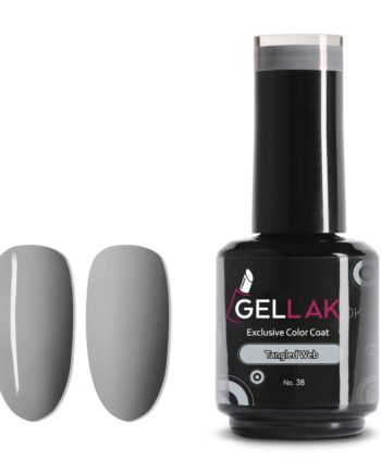 Grå Gel Neglelak Tangled Web Gellak - Gellak.dk Evilbeauty