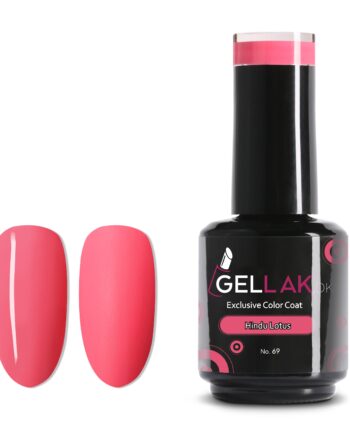 Pink Gel Neglelak Hindu Lotus Gellak - Gellak.dk Evilbeauty