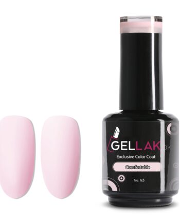 Transparent Lys Gel Neglelak Erød Comfortable - Gellak.dk Evilbeauty