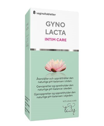 Gynolacta Intime Care 8tab - Vitabalans Lady Evilbeauty  - 6410530062210