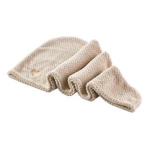 Yuaia Hårhåndklæde Sand Stk - Yuaia Haircare Evilbeauty  - 769503612140