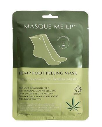 Masque : Hemp Foot Peeling Mask - Masque Me Up Evilbeauty  - 5713125001238