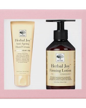 New Nordic Herbal Joy Gaveæske Herbal Joy Hand Cream Firming Lotion 250 - New Nordic Evilbeauty  - 5021807007714