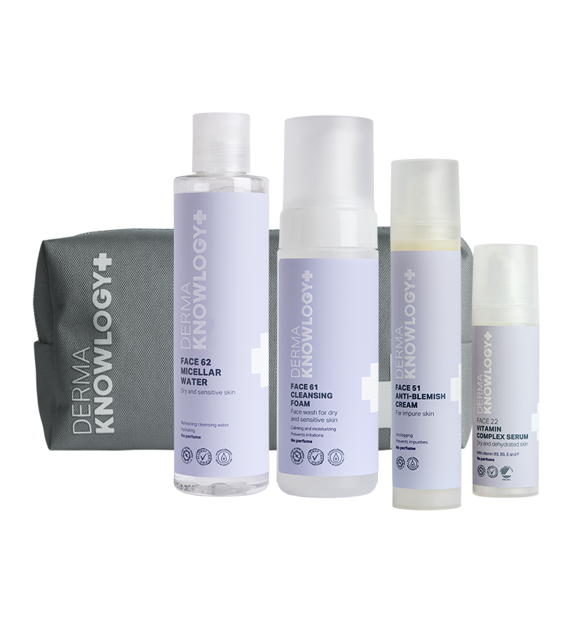 Dermaknowlogy Hudplejesæt Til Uren Hud Ansigtet - Dermaknowlogy Evilbeauty  - 5709954040395