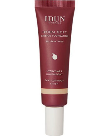 Idun Minerals Hydrasoft Mineral Foundation Disa 257 30ml - Idun Minerals Evilbeauty  - 7340074712571
