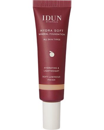 Idun Minerals Hydrasoft Mineral Foundation Ingrid 259 30ml - Idun Minerals Evilbeauty  - 7340074712595