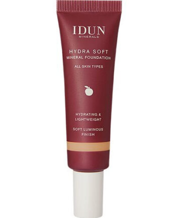 Idun Minerals Hydrasoft Mineral Foundation Siri 258 30ml - Idun Minerals Evilbeauty  - 7340074712588