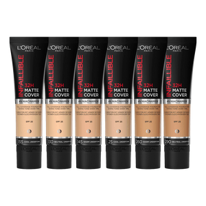 Oral Paris Infaillible 24h Matte Cover Foundation - L'oréal Paris Evilbeauty  - 3600523784486