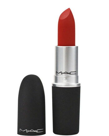 Mac Powder Kiss Lipstick Devoted Chili - Mac Cosmetics Evilbeauty  - 773602522071