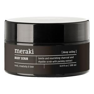 Meraki Charcoal Bodyscrub Deep Valley 200 - Meraki Evilbeauty  - 5707644913837
