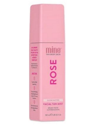 Minetan Rose Mist Illuminating Face Tan Spray 100 - Minetan Evilbeauty  - 9347108049151
