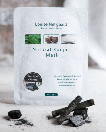 Organic Konjac Bamboo Charcoal Mask - Organic Konjac Evilbeauty
