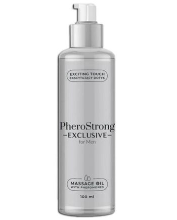 Pherostrong Exclusive For Men Massage Olie Med Feromoner 100 - Pherostrong Evilbeauty  - 5905669259385