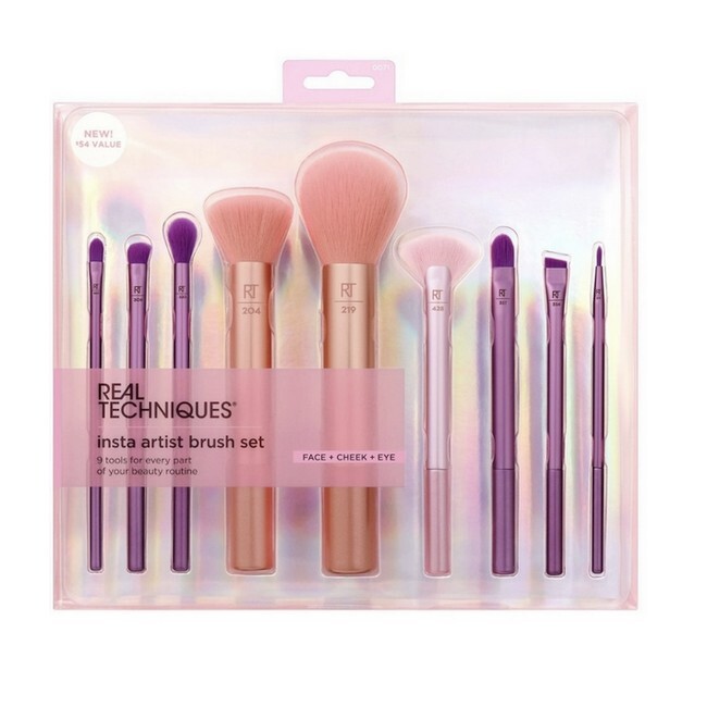 Real Techniques Insta Artist Brush Set Makeupbørstesæt - Real Techniques Evilbeauty  - 0079625439021