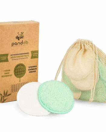 Pandoo Bambus & Bomulds Rense Rondeller - Beauty Supply Evilbeauty  - 4280001327757