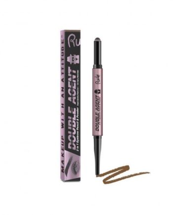 Rude Cosmetics Double Agent Eyebrow Pencil & Powder Hazel - Rude Cosmetics Evilbeauty  - 602989881146