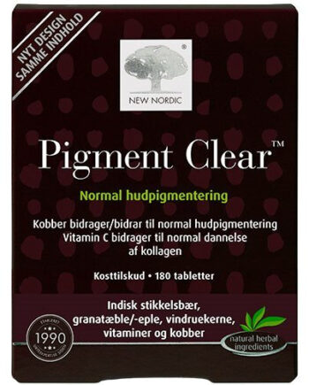 New Nordic Skin Care Pigment Clear 180tab - New Nordic Evilbeauty  - 5021807453832