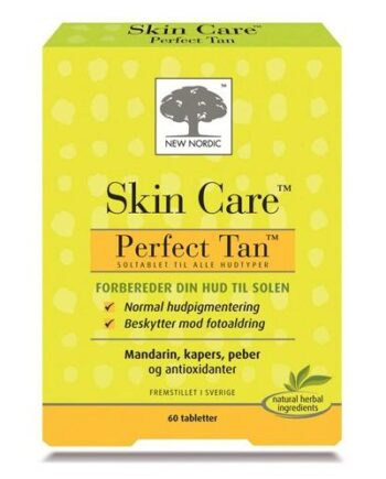 Skincare Perfect Tan 60tab - New Nordic Evilbeauty  - 5021807451807